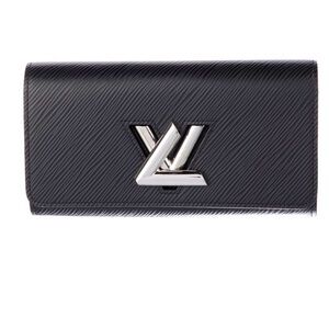 Louis Vuitton Twist Wallet Black Epi Leather Silver Hardware 2019 w/ Box